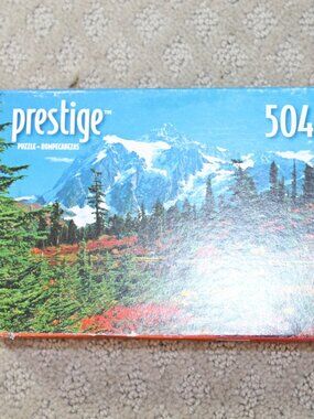 Prestige 504 Piece Puzzle NIB Sealed Mountain Scene Puzzle